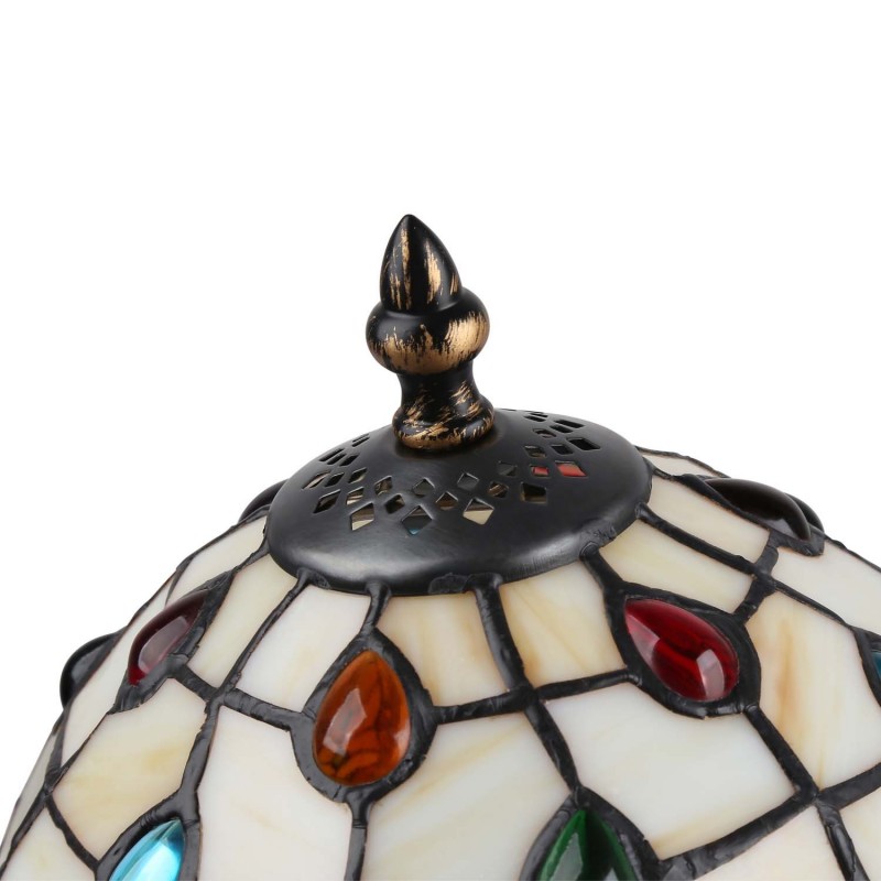 Lampe en verre coloré Lampe en verre coloré