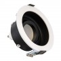 Support encastrable basculable rond GU10/MR16