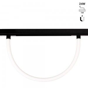 Néon LED flexible pour rail magnétique 360º - 48V DC- Ø30mm - 24W/m - 1 mètre - 336ch/m