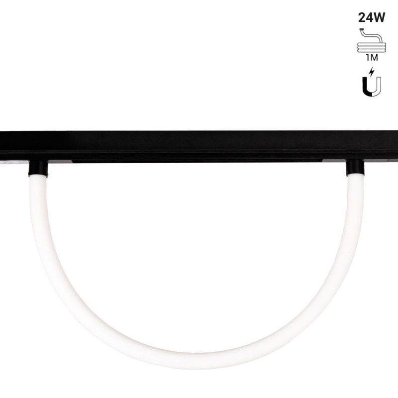 Néon LED flexible pour rail magnétique 360º - 48V DC- Ø30mm - 24W/m - 1 mètre - 336ch/m