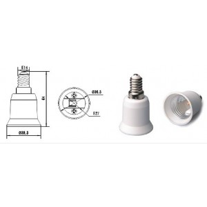 Adaptateur E27 vers E14