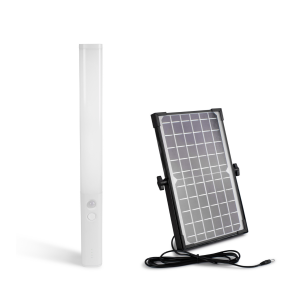 Projecteur barre LED solaire multifonction avec capteur PIR - 10W - 950lm - 6500K