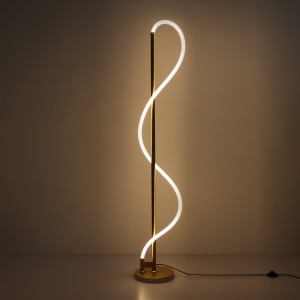 Lampe sur pied tube néon