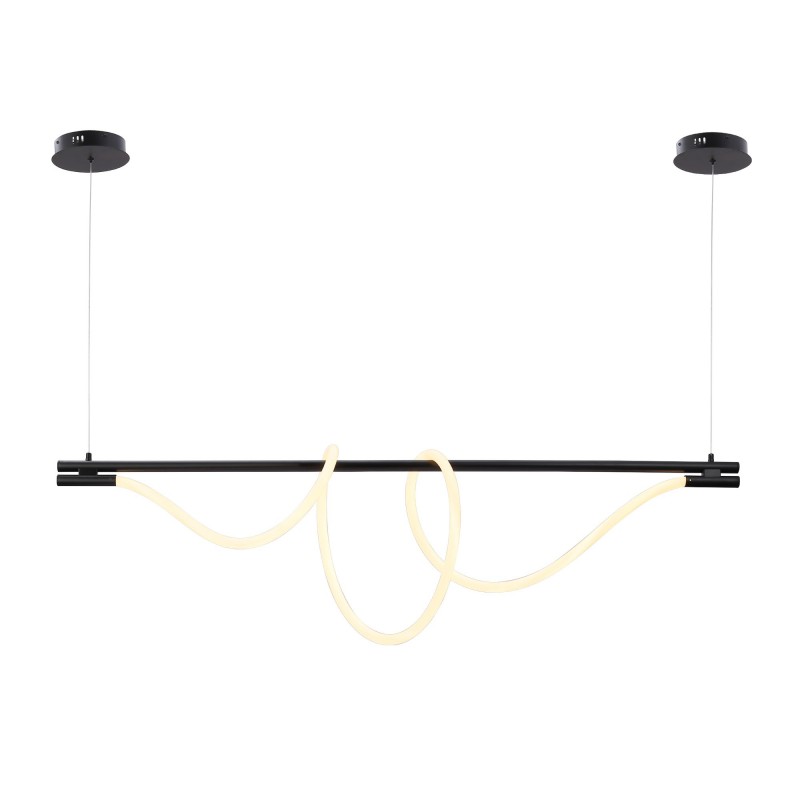 Suspension néon enroulé