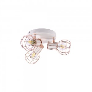 lampe plafond métal e14