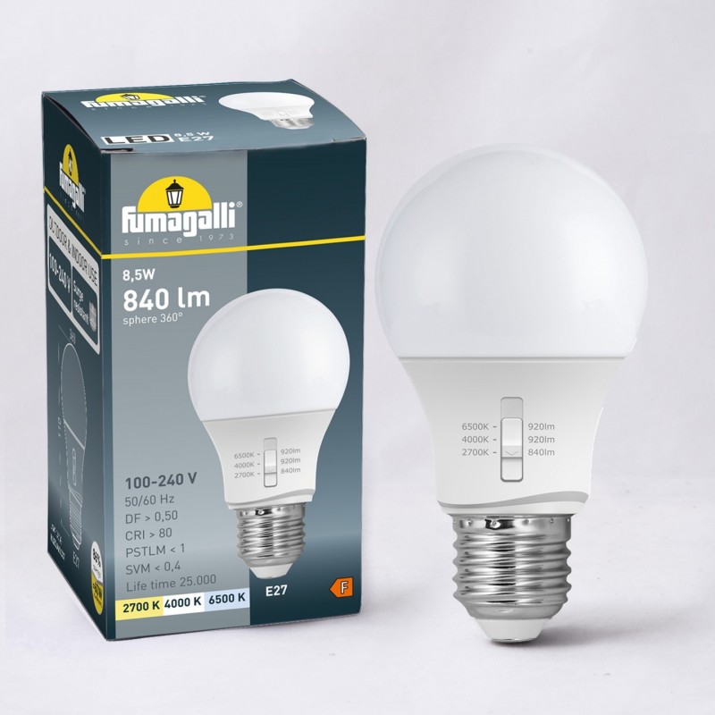 Ampoule LED E27 A60 - 11W - CCT - Fumagalli