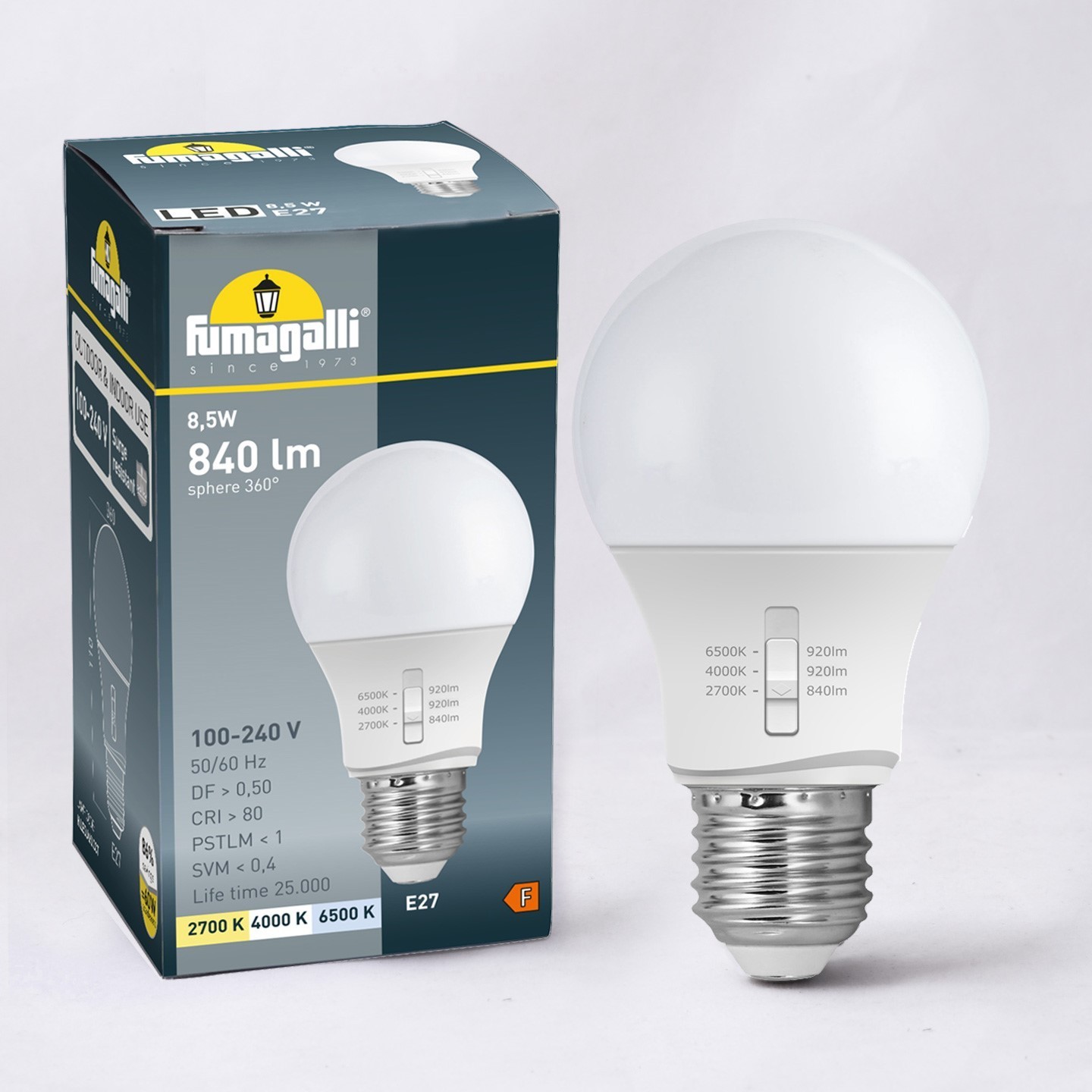 Lot De 10 Ampoules LED E27 8,5W - Équivalent 60W, 806 Lumens, Blanc Froid 6500K, Angle 200°, Non Dimmable - 6