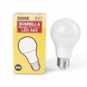 Ampoule LED E27 A60 - 9W