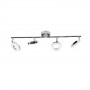 lampe plafond LED 4 donuts