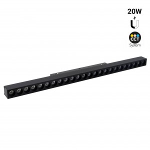 Spot linéaire sur rail magnétique CCT - 20W - UGR18 - Mi Light