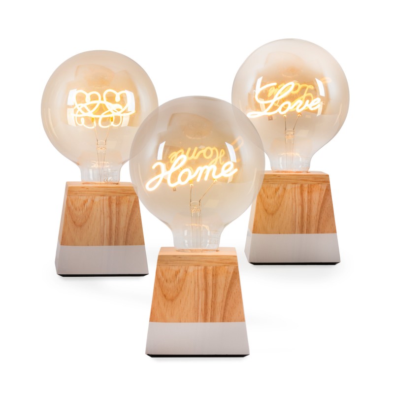Ampoule décorative à filament "LOVE" - E27 G125 - 4W - 2200K Ampoule décorative à filament "LOVE" - E27 G125 - 4W - 2200K
