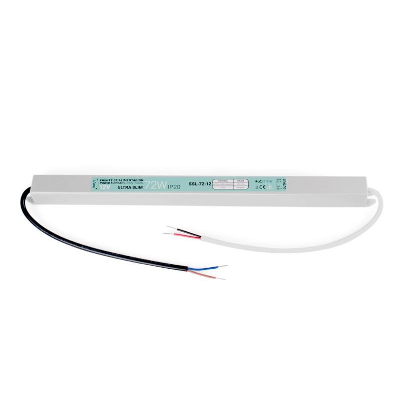 Alimentation extra-plate 12V - 72W - IP20