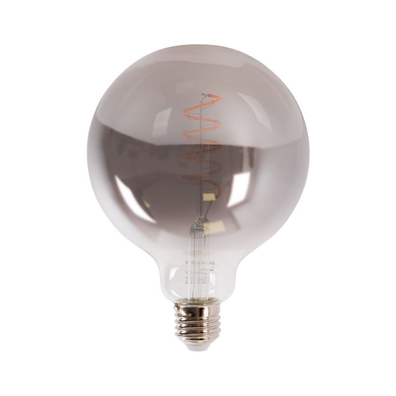 Ampoule décorative à filament Smoky E27 G125 - 4W - 2200K
