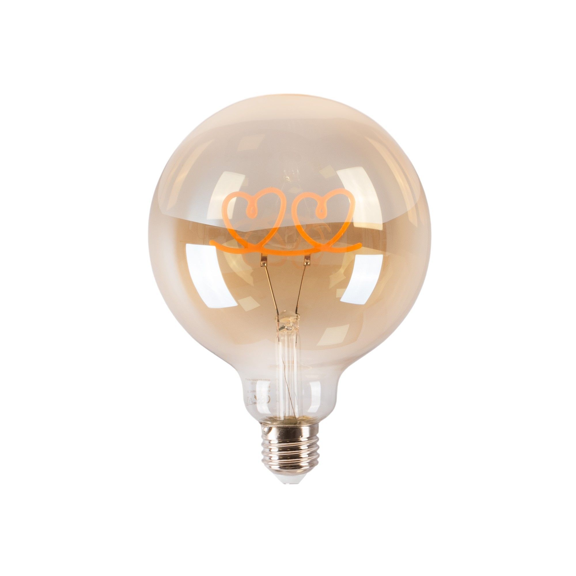 Ampoule décorative à filament Hearts E27 G125 - 4W - 2200K