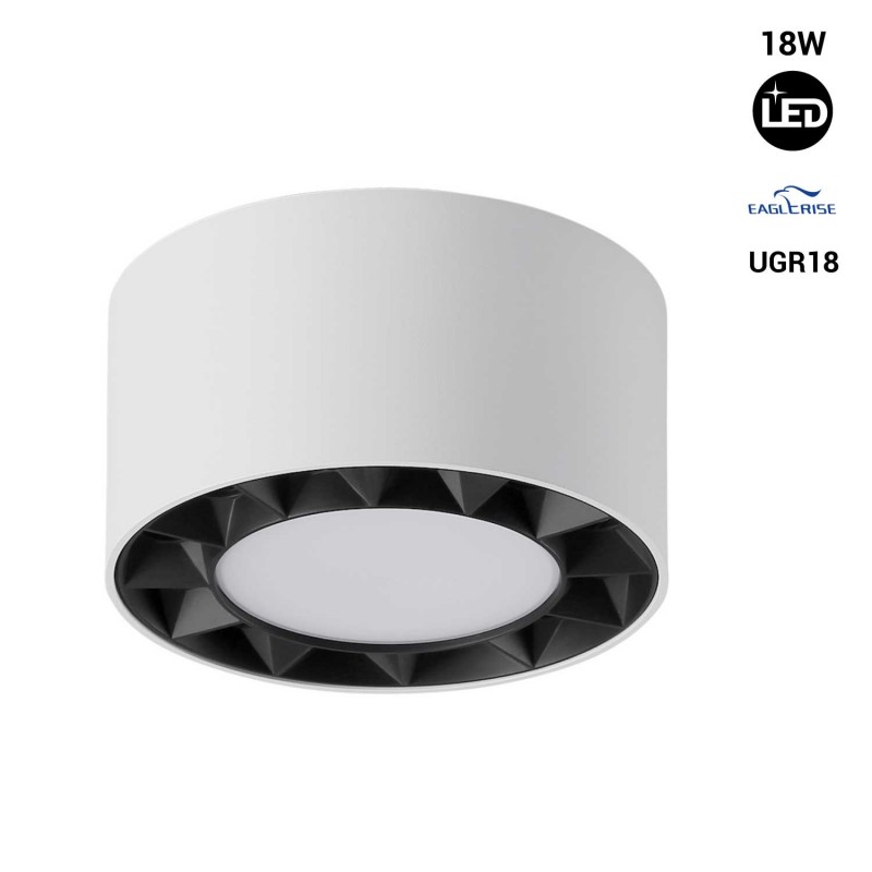 Applique plafond LED 18W - UGR18 - Driver Eaglerise