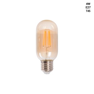 Ampoule à filament LED E27 T45 - 4W - Vintage - 2200K