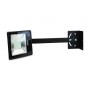 Support noir pour projecteurs LED pour enseigne 75 cm