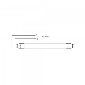 Tube LED 120cm T8 - 18W - 140lm/W