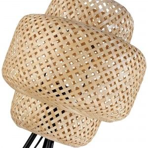 Lampadaire en fibres naturelles