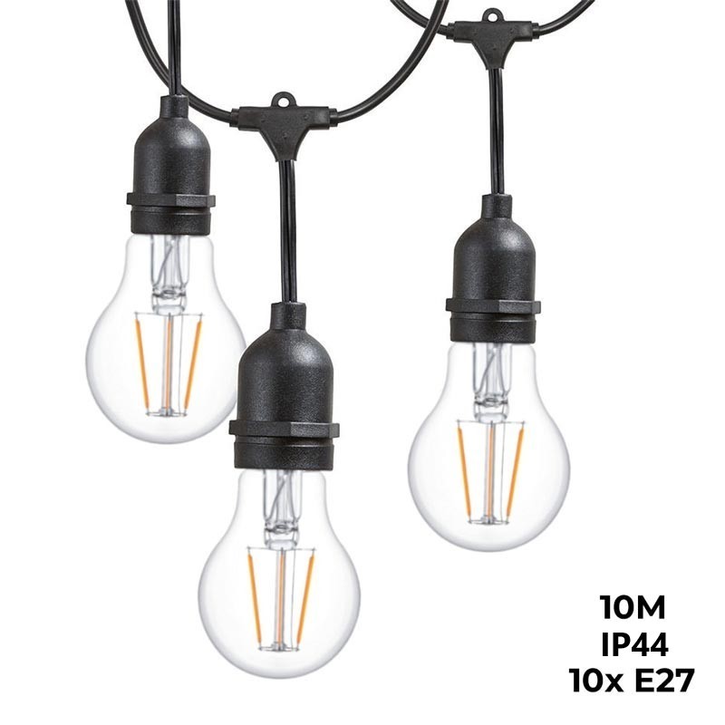 PR Home Rallonge De Guirlande Lumineuse Bright, Opale / Noir