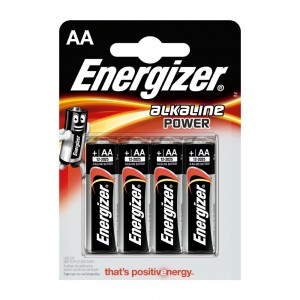 PILE ENERGIZER ALKALINE POWER LR6 (AA) BLISTER 4 U