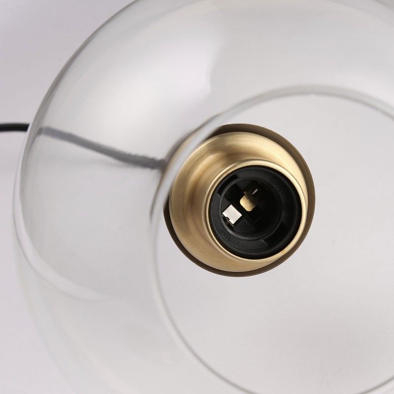 Abat-jour boule en verre