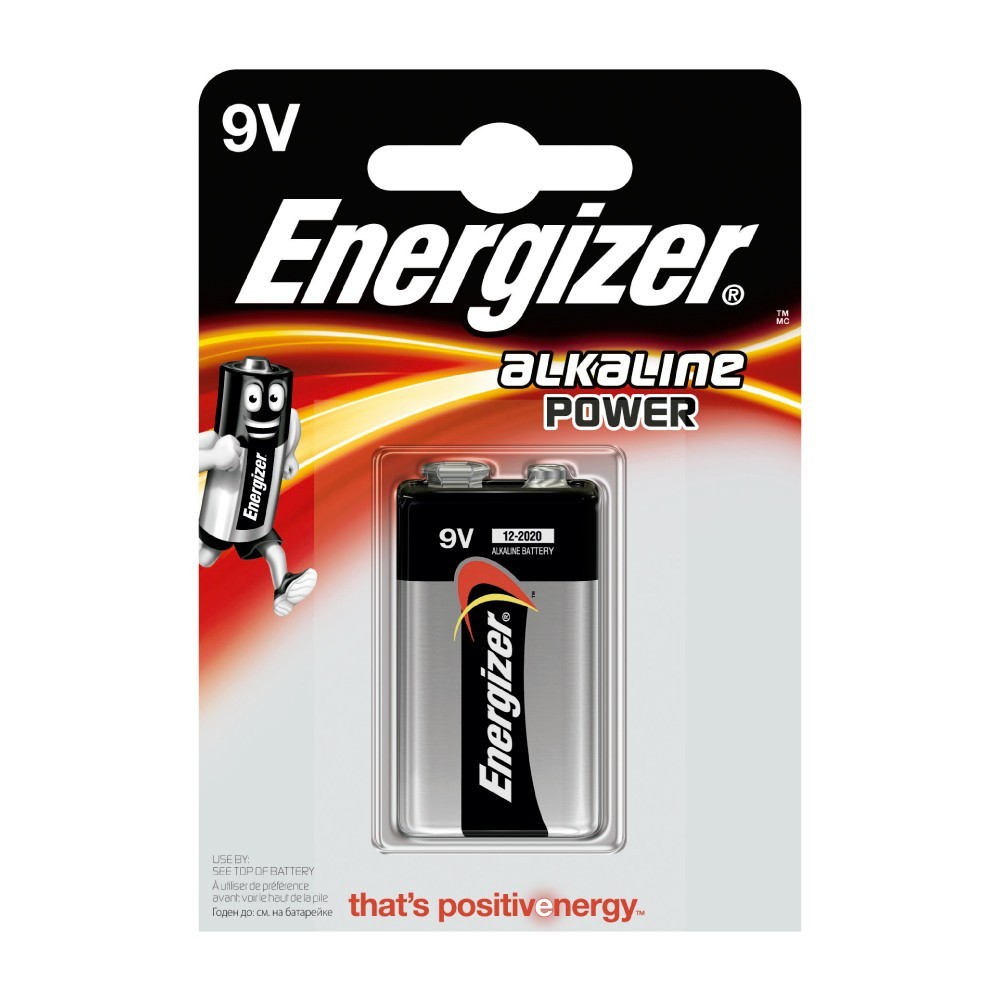Pile Energizer Alkaline Power 6LR61 9V Blister 1 U