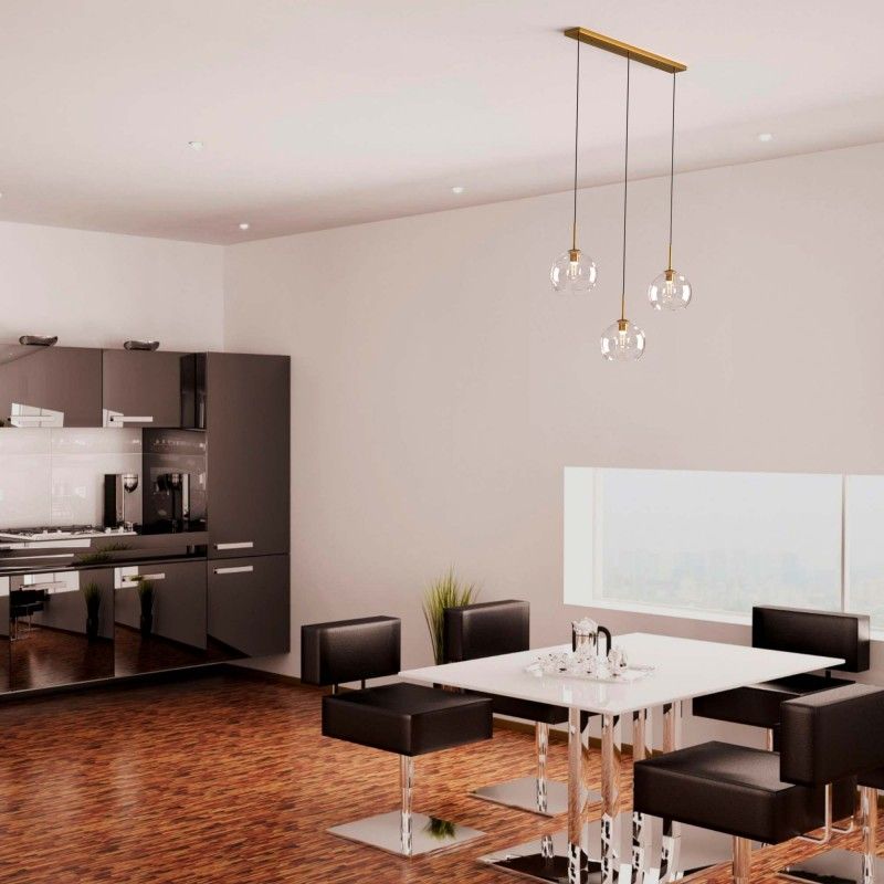 Suspension 3 boules réglables Suspension 3 boules réglables