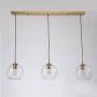 Suspension design boule en verre