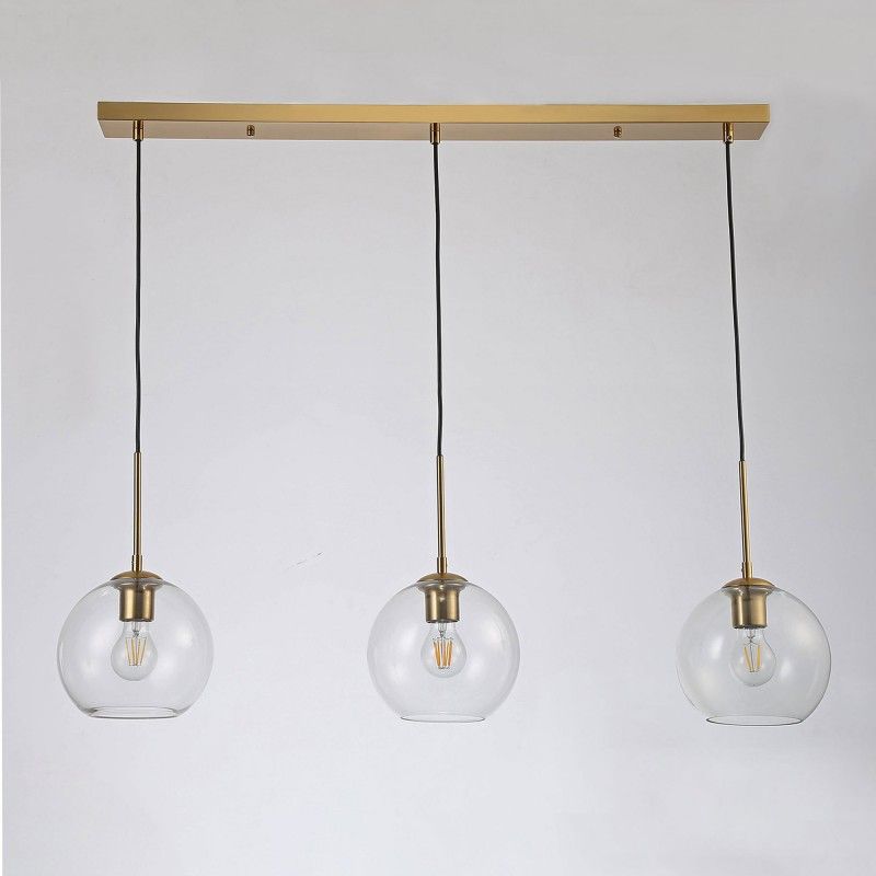 Suspension design boule en verre Suspension design boule en verre