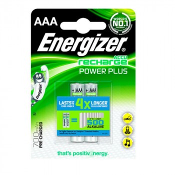 Pile Rechargeable Energizer Power Plus 700mAh HR03 (AAA) Blister 2 U Pile Rechargeable Energizer Power Plus 700mAh HR03 (AAA) Blister 2 U