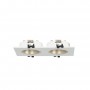 Spot carré double orientable