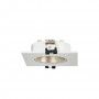 Collerette downlight carrée GU10 / MR16