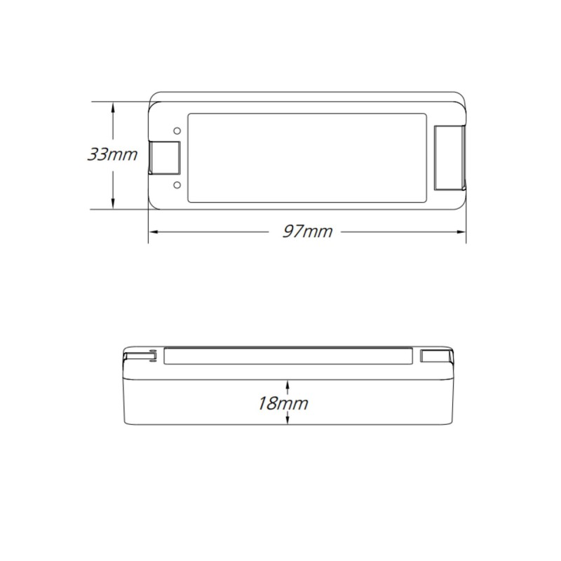 Télécommande pour ruban LED RGB/RGBW Contrôleur de bande LED SPI