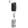 APPLIQUE EXTÉRIEURE FUMAGALLI MARTA OPALE IP55 ET AMPOULE GU10 DE 3,5W