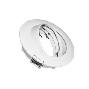 Collerette de downlight circulaire orientable