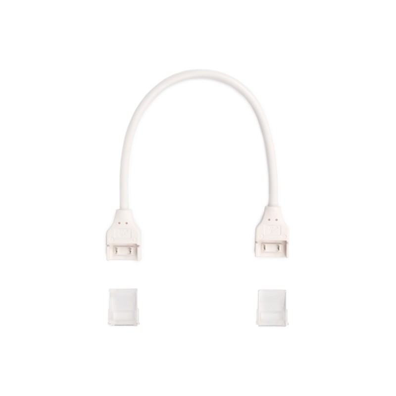 2x connecteur rapide câblé double monochrome pour ruban LED