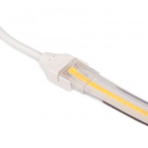 Connecteur étanche avec câble pour ruban LED COB 220V