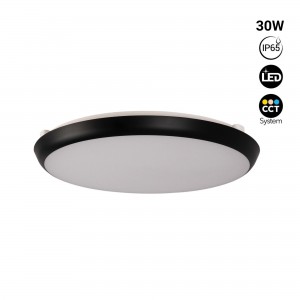 Plafonnier LED étanche CCT - 30W