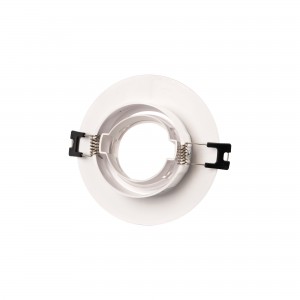 Collerette Downlight Ronde Orientable pour Ampoule LED GU10/GU5.3