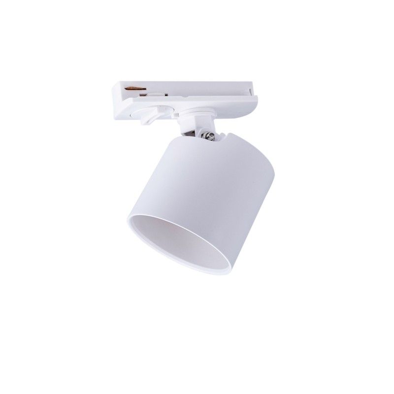 Spot sur rail monophasé douille GU10 Spot sur rail monophasé douille GU10