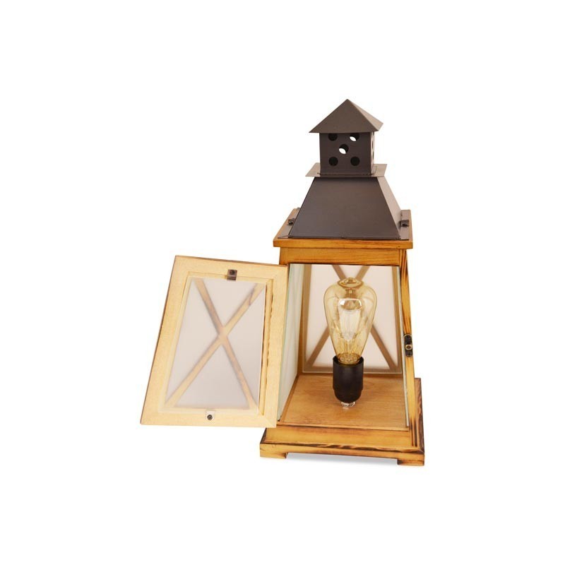 Lanterne décorative bois Lanterne décorative bois