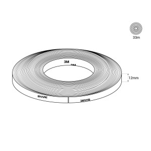 Bande LED Flexible 3528 SMD – 5 M, 300 LED, 12V – Ruban Adhésif 3M – Coupe Tous Les 5 Cm – Pour Déco Intérieure (rouge)