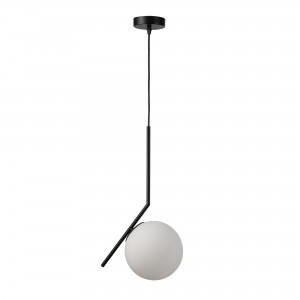 Suspension globe en verre "HERMI" - E27