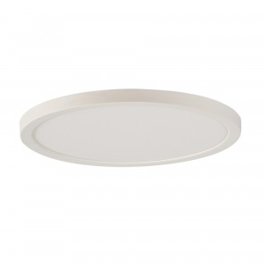 Plafonnier extérieur LED rond blanc IP44 24W Canadien by Sulion