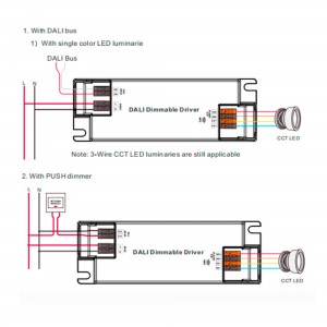 Driver réglable DALI DT8 CCT 10W