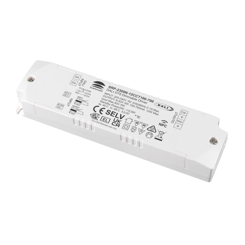 Driver DALI dimmable CCT 220-240V