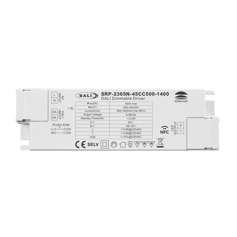 Driver DALI DT6 monochrome dimmable 220