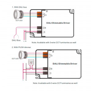 Driver DALI dimmable DT8 CCT 220-240V