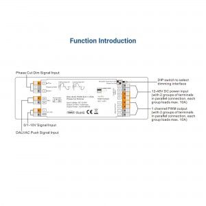 Driver 4 en 1 PUSH DALI 0-10 TRIAC